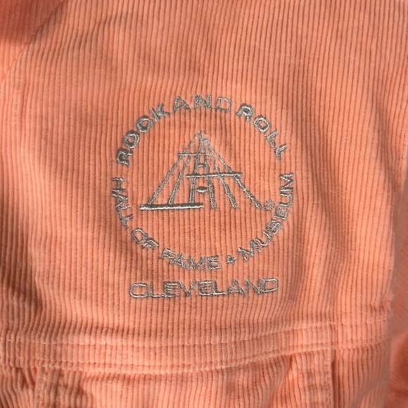 Cleveland Rock and Roll Hall of Fame women’s corduroy jacket XXL cropped NWT - Picture 3 of 10